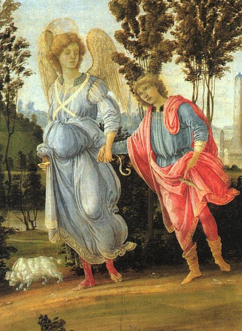 Filippino Lippi Tobias and the Angel oil painting image